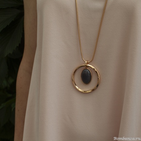 Колье Fiore Luna, GREIGE OPAL